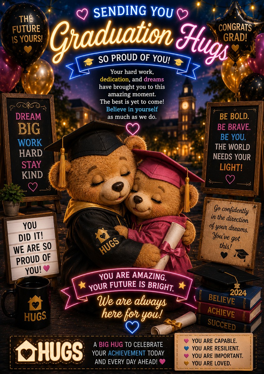 Graduation Hug